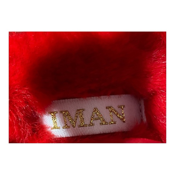 IMAN Faux Fur Slingback Slipper Size 9 - Picture 7 of 7